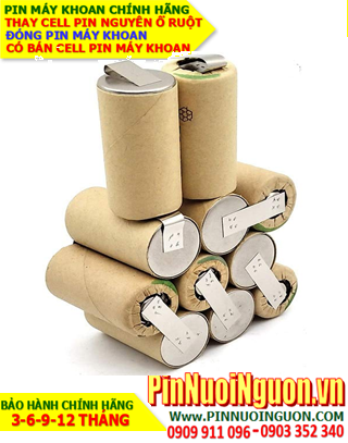 Pin máy khoan cầm tay-Nhận bấm khối thay Cells khối pin máy khoan 13,2V-SC3000mAh chính hãng | Bảo hành 6 tháng